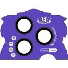 Pazarcan Iphone 17 Pro Max Bilvis Titan Kamera Lens - Lacivert