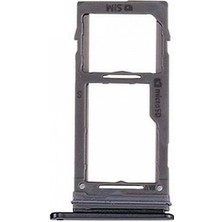 Genos Samsung Galaxy G965 S9 Plus Uyumlu Hafıza Kart + Sim Demiri (Sim Çekmecesi) (Siyah) (SN809382)