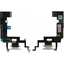 Genos iPhone Xr Uyumlu Filmli Şarj Soketi (Beyaz) (SN810003)