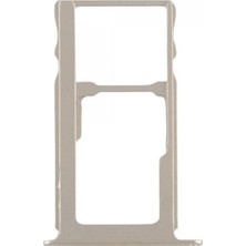 Genos Lenovo K6 Uyumlu Hafıza Kart ve Sim Demiri (Sim Çekmecesi) (Gold) (SN809362)