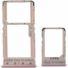 Genos Xiaomi Redmi 6 Uyumlu Hafıza Kart + Sim Demiri (Sim Çekmecesi) (Pembe) (SN809238)