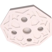 Motifpiyer Tavan Spot Göbegi-Motifli-Sekizgen-48-56cm