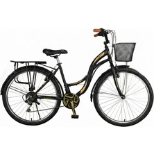 Tunca Kanyon 27.5 Jant Sepetli Bagajlı Çamurluklu Bisiklet Kahve