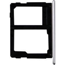 Genos Samsung Galaxy A310 A3 2016 Uyumlu Hafıza Kart + Sim Demiri (Sim Çekmecesi) (Gümüş) (SN809212)