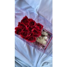 Zb Flowers Sevgiliye Hediye Doğum Günü Çiçeği Doğum Günü Hediyesi Kutuda Gül Yapay