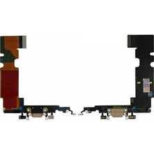 Genos iPhone 8 Plus Uyumlu Filmli Şarj Soketi (Gold) (SN810021)