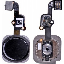 Genos iPhone 6s Uyumlu Home Tuşu (Siyah) (SN806689)
