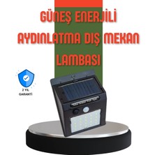 ALFA AKSESUAR 03 Hareket Sensörlü Güneş Enerjili Dış Mekan LED Lamba 100/144 LED