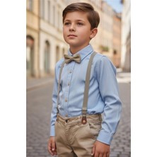 Pina Kids Erkek Çocuk Papyonlu Askılı Ikili Takım