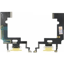 Genos iPhone Xr Uyumlu Filmli Şarj Soketi (Sarı) (SN810000)
