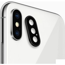 Genos iPhone Xs Uyumlu Kamera Camı (Uzay Grisi) (SN807544)