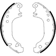 Bosch Mtxdpn Arka Fren Pabuç Balata Peugeot P106 91-04 P205 83-98 P309 86-93 Citroen Saxo 96-04 Ax 86-98 180X30M M