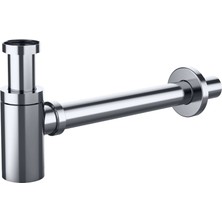 Romena | Valtemo Krom Pirinç Lavabo (Havza - Şişe) Sifonu