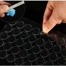 Aspartam Çift Taraflı Yuvarlak Montaj Macunu 42 Adet