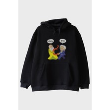 Nuugg Einstein Pisagor Siyah Hoodie