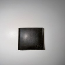 Hakiki Deri Erkek Cüzdan Haki Yeşil Orta Boy