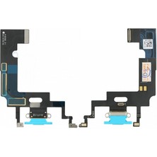 Genos iPhone Xr Uyumlu Filmli Şarj Soketi (Mavi) (SN809999)