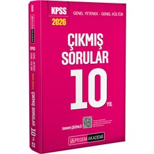 Pegem Yayınları 2026 Kpss Genel Yetenek Genel Kültür Tamamı Çözümlü Çıkmış Sorular 10 Yıl