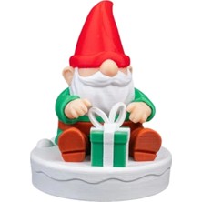 Tp Buğz Eco Lounge Noel Cüce Figürü 8 cm – Hediye Kutulu Masaüstü Dekor 3D Baskı