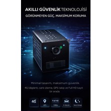 FaroxTech 4g Sım Kartlı Uzaktan Canlı Izlemeli Full Hd Profesyonel Araç Güvenlik Sistemi