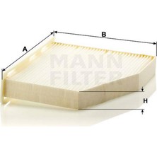 Mann Mtxdpn Polen Filtresi Audi A3 Tt / Vw Golf V, Golf Plus, Caddy, Eos, Jetta Iii, Passat Vi, Touran, Tiguan / Seat Altea, Altea Xl, Leon, Toledo / Skoda Octavia, Superb 05/03-