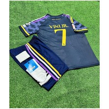 Alaturka Mix R. Madridd 2023/24 Sezon Vini Jr Deplasman Çocuk Forması 4'lü Set