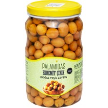 Palamidas Edremit Yeşil Çizik Zeytin 1000 gr - Doğal Fermente Yeni Hasat L Boy