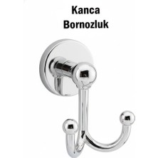 Tesitay Kanca Ikili Bornozluk Krom Renk