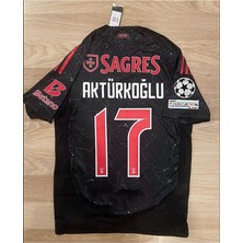 Alaturka Mix Benfica 2024/25 Yeni Sezon Kerem Aktürkoğlu Deplasman Forması (Black)