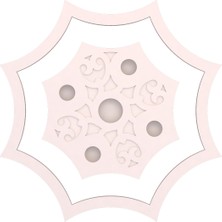 Motifpiyer Tavan Spot Göbegi-Motifli-Sekizgen-İçegri-52-86cm-Dış-Çitali