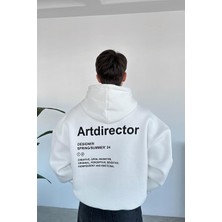 Beyaz Art Director Oversize Sweatshirt