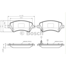 Bosch Mtxdpn Fren Balatasi Ön [ Toyota Corolla 11/01-02/07 ]