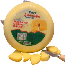Kars Aslanoğlu Peynircilik Kars Malakan Göbek Kaşar Peyniri Şirden Mayalı 1 kg