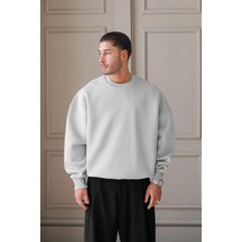 Gri Cozy Basic Oversize Sweat