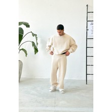 Krem Cozy Basic Oversize Sweat