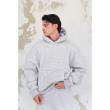 Gri Melanj Cozy Basic Oversize Sweatshirt