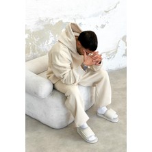 Krem Cozy Basic Oversize Sweatshirt