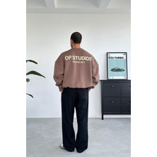 Açık Kahve Studios Creative Oversize Sweat