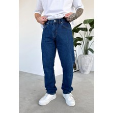 Koyu Mavi Basic Regular Pantolon