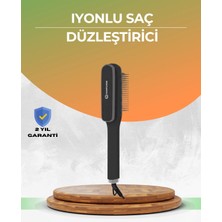 Starseven Otomatik Kapanmalı Saç Düzleştirici Tarak Elektriklenme Önleyici