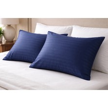 Rovin Ikili Saten Pamuk Yastık Kılıfı