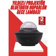 Starseven Masa ve Gece Lambası Renkli Projektör Işıklı Disko Topu Bluetooth Hoparlör