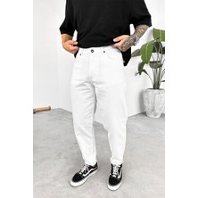 Beyaz Basic Premium Regular Pantolon
