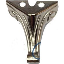 Pazarcan Moda Ahşap, Mdf, Sunta Sandık Ayağı, Kutu Ayak 2,5 cm - Nikel