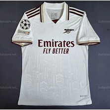 Alaturka Mix Arsenal 2025/26 Yeni Sezon Isimsiz Deplasman Forması (Beyaz)