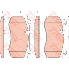 TRW Mtxdpn Ön Balata Mercedes E280-E350-E280-E420-S350-S450-S450-S500-S320-CL500 4-Matic 06 W211 W221 R230