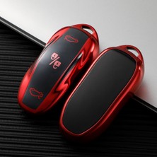 Ramm Tesla Model Y Model 3 Anahtar Kartı Muhafaza Kabı Kırmızı