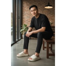 Akınalbella Erkek Yazlık Rahat Kaymaz Taban Plaj Deniz Havuz Terlik