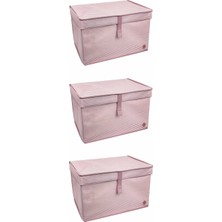 Starseven Çok Amaçlı Düzenleyici Kutu Organizer Cırt Cırtlı Hurç Mega Boy 40CM x 30CM x 70CM (3 Adet)