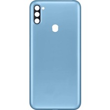 Genos Samsung Galaxy A11 Uyumlu Batarya Kapağı (Mavi) (SN808077)